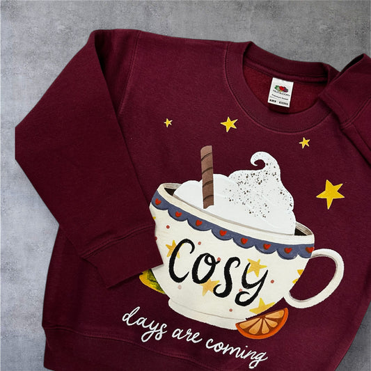 3-4 years cosy cuppa sweatshirt