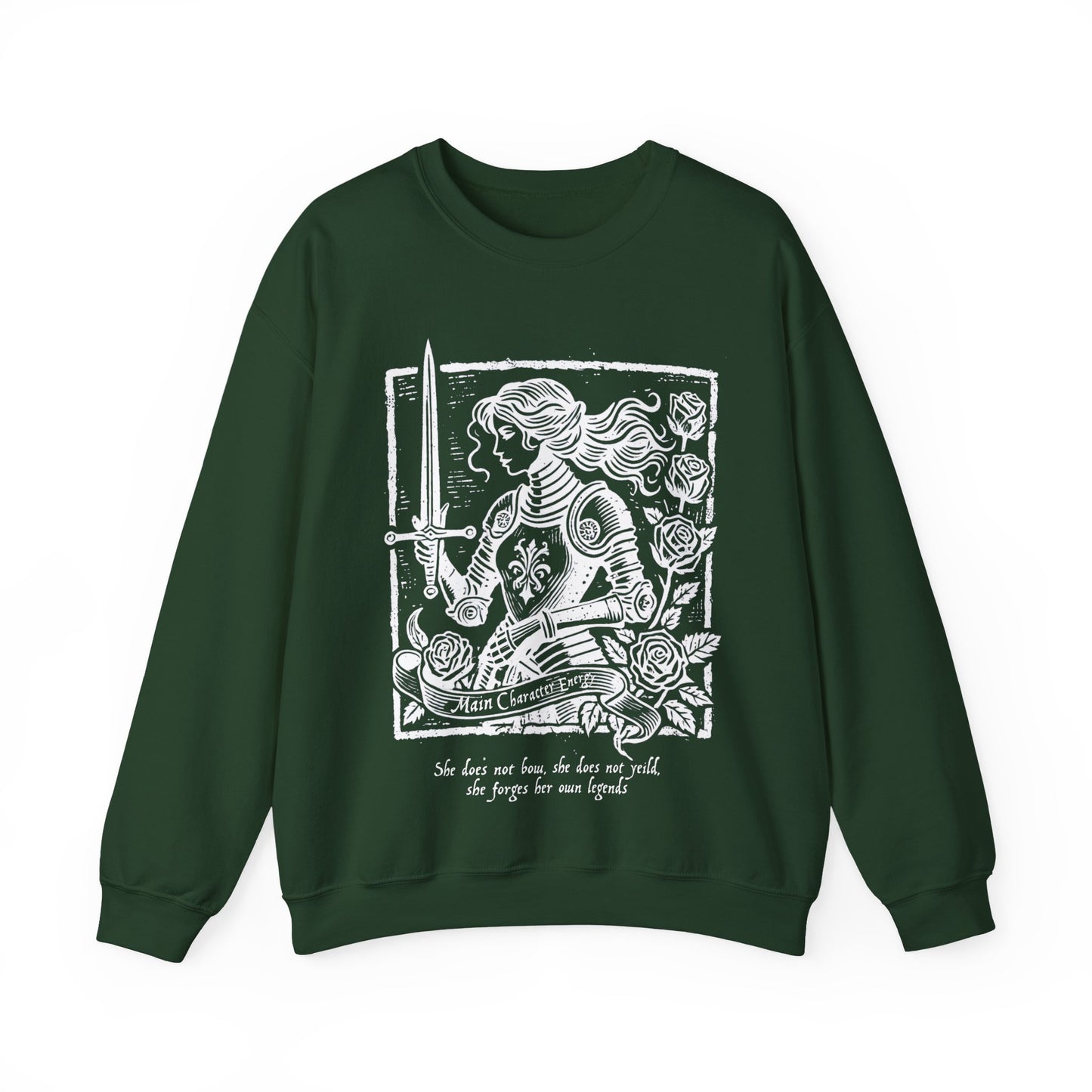 Lady Knight Main Character Crewneck Unisex Sweatshirt
