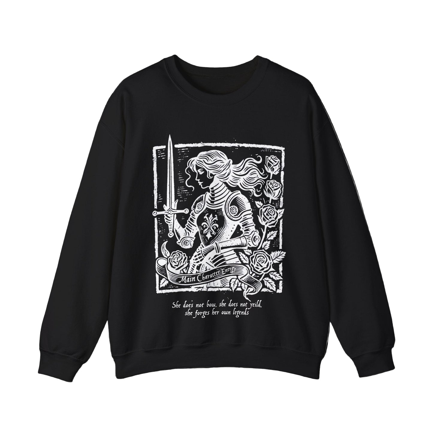 Lady Knight Main Character Crewneck Unisex Sweatshirt