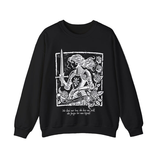 Lady Knight Main Character Crewneck Unisex Sweatshirt