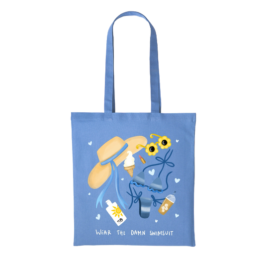 Wear the Damn Swimsuit | Tote Bags