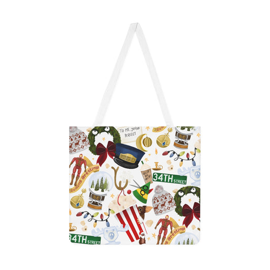 Festive Shoulder Tote Bag - 34th Street Holiday Collection