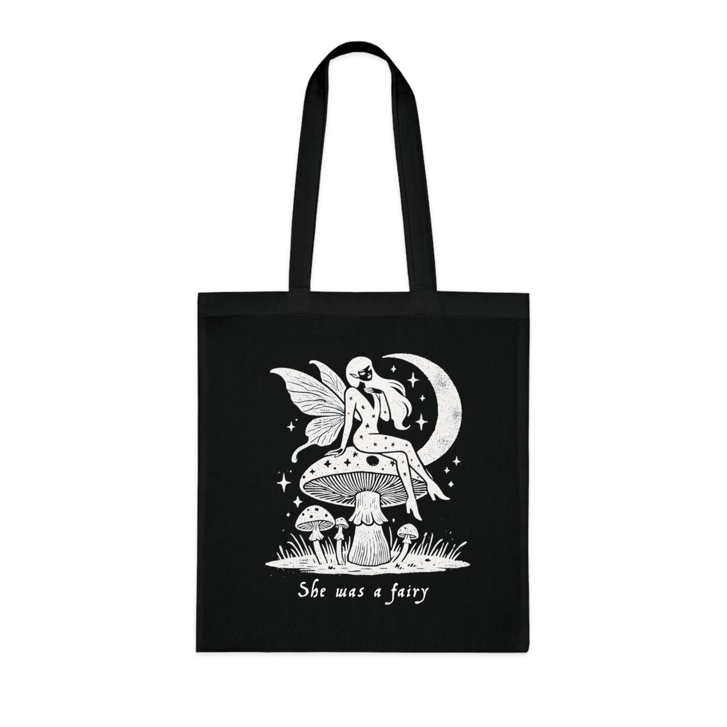She Was A Fairy Cotton Tote Bag
