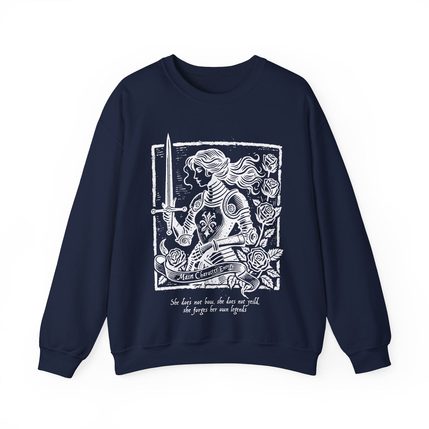 Lady Knight Main Character Crewneck Unisex Sweatshirt