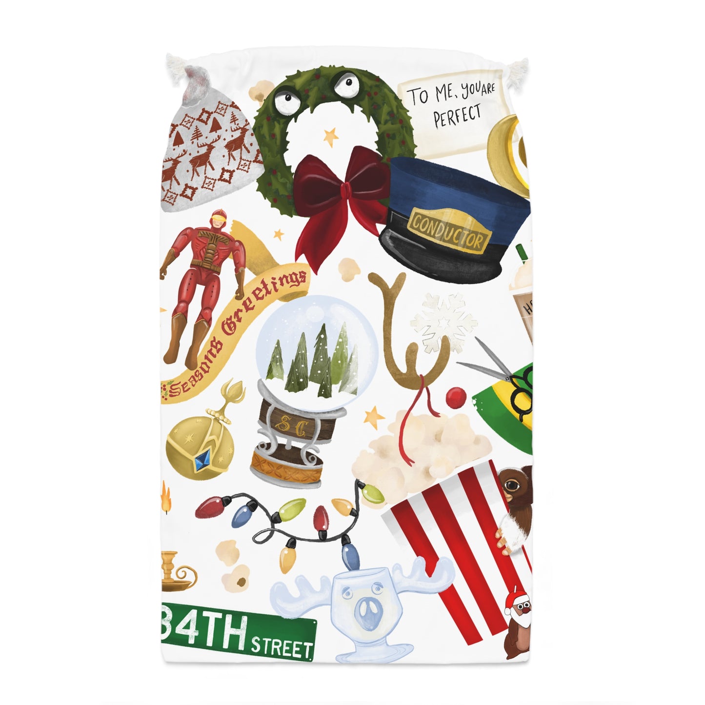 Festive Movies Holiday Sack