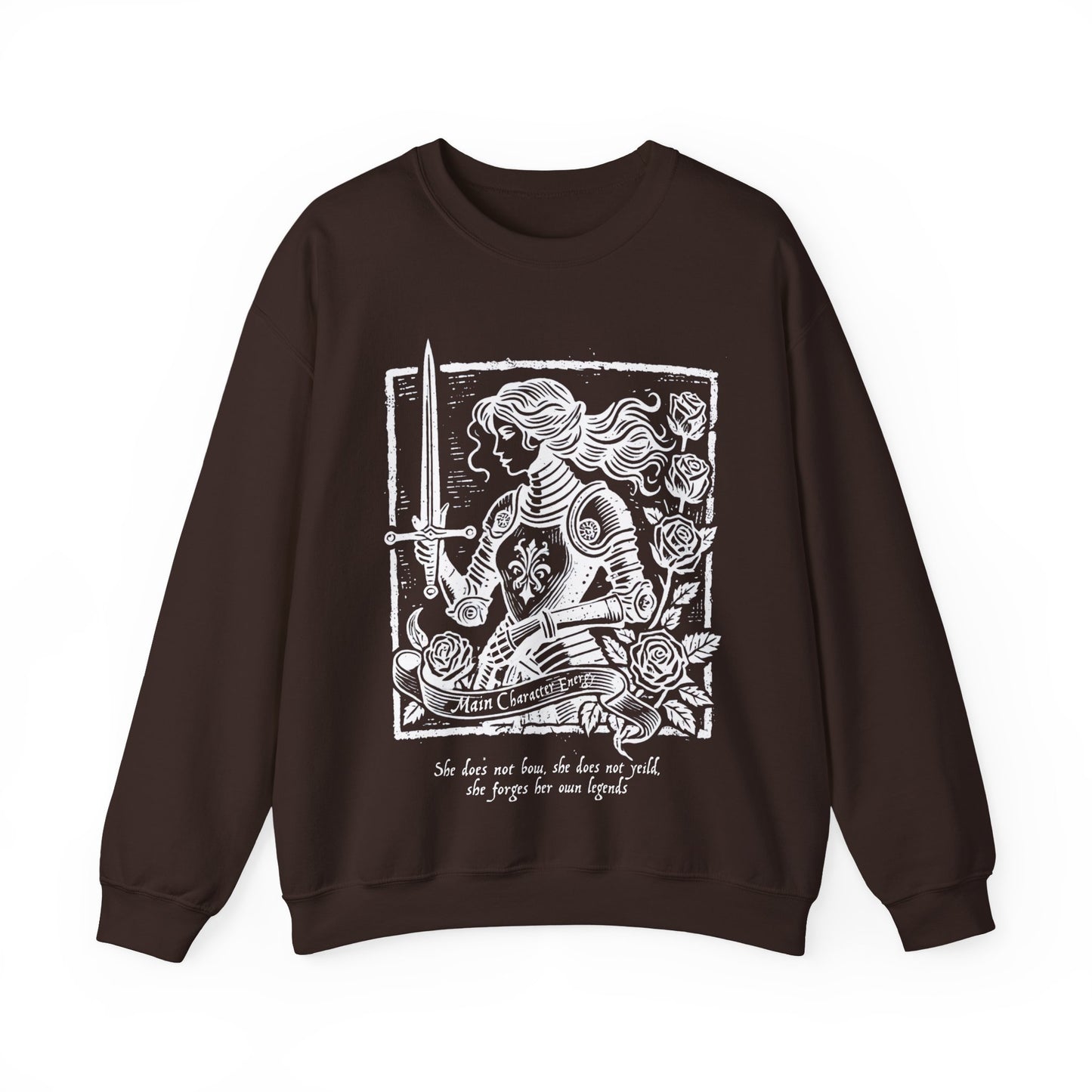 Lady Knight Main Character Crewneck Unisex Sweatshirt