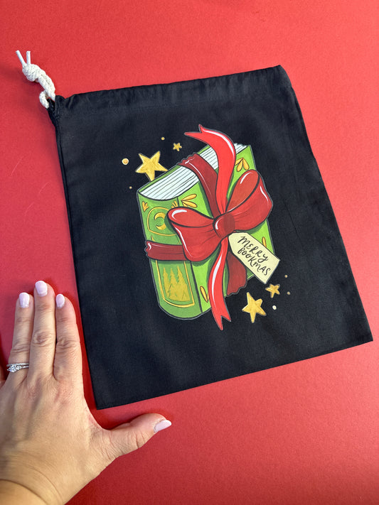 Small Bookmas gift pouch