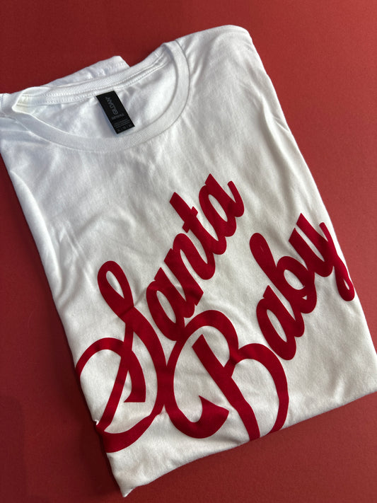 XL Santa baby tee