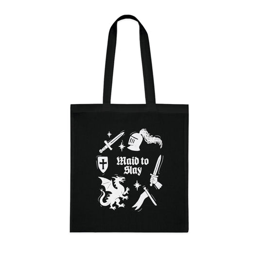 Maid to Slay Cotton Tote Bag