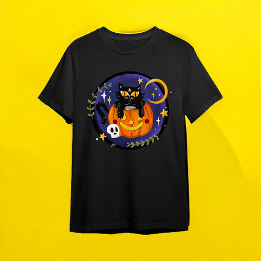 Pumpkin Kitty | Adult T-shirt