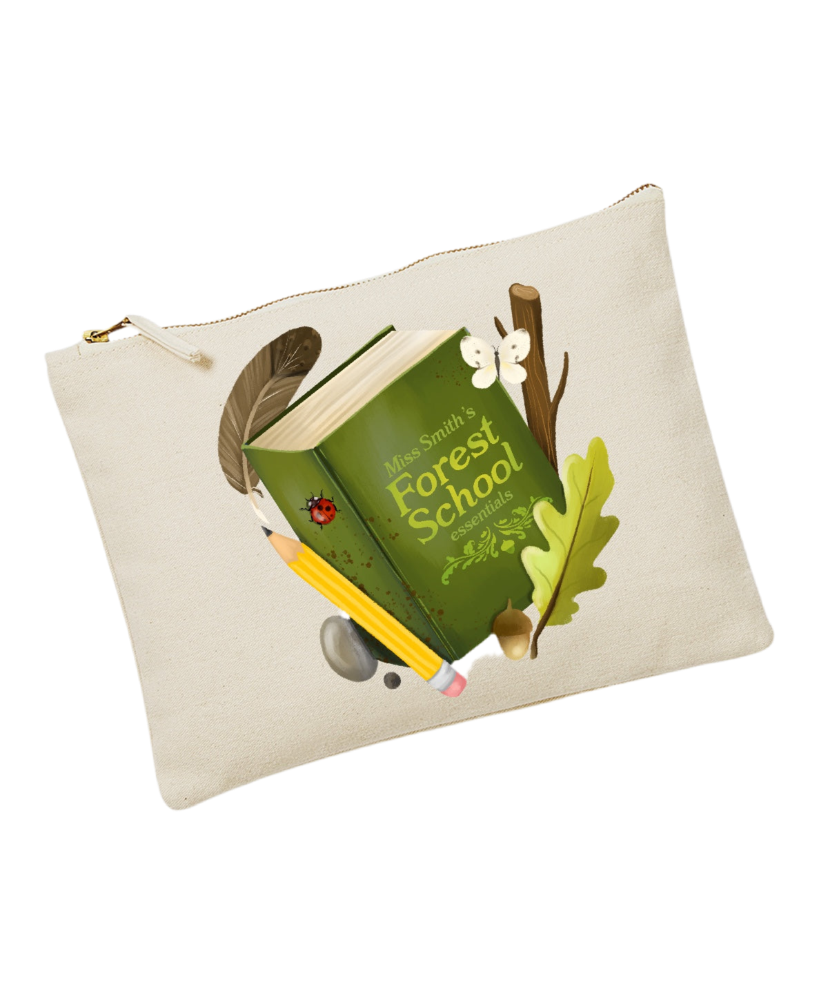 Forest School Custom Teacher | Zip Pouch