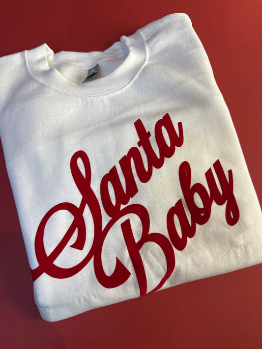 Small santa baby flock sweatshirt