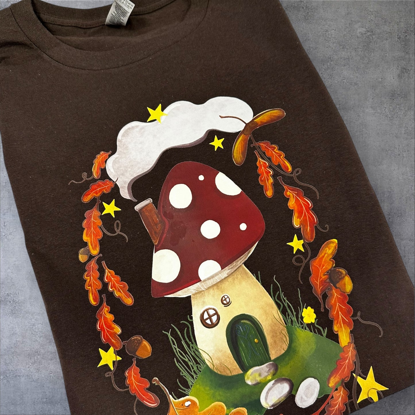 3XL Brown Fairy House Tee