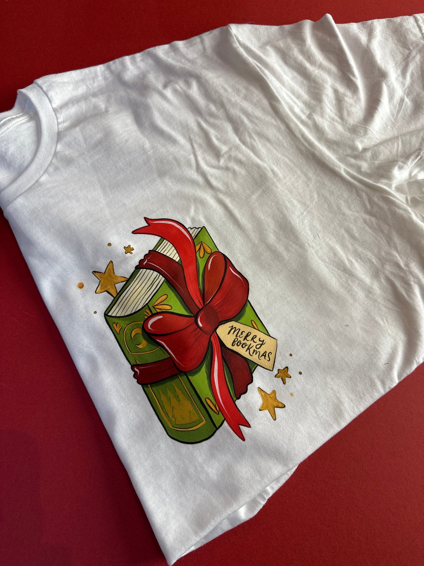 XXL white bookmas tee