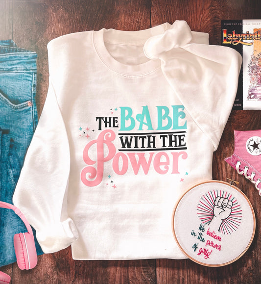 Babe with the Power | Kids Sweatshirt