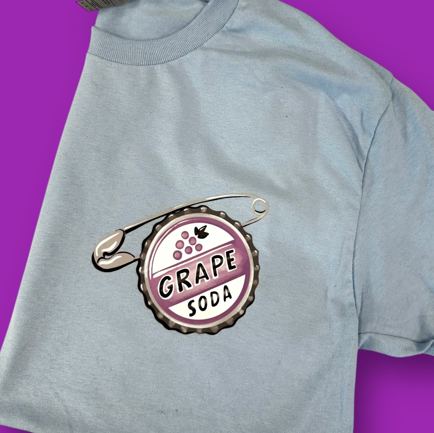 4XL Grape Soda Badge t-shirt